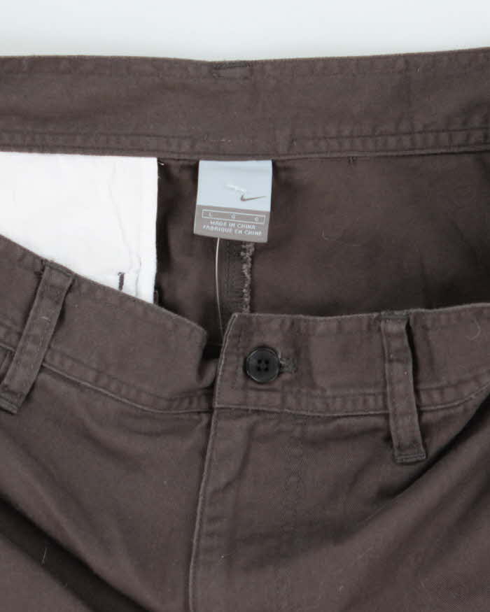 Vintage Y2K Nike Wide Leg Cargo Shorts - L