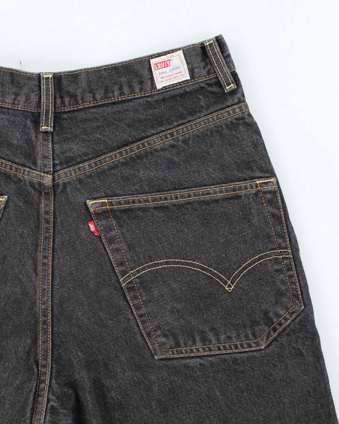 Vintage 2000's Levi's Wide Leg Grey Wash Denim Shorts - W32 L12