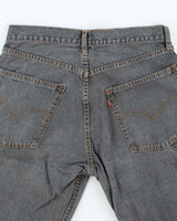 Vintage 2000's Levi's Carpenter Grey Wash Denim Shorts - W30 L15