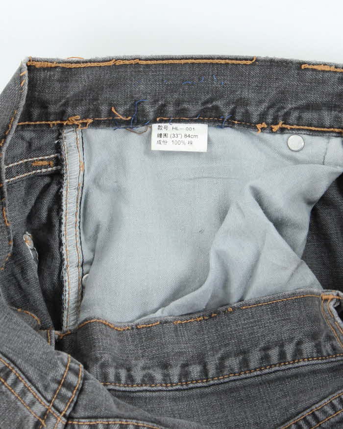 Vintage 2000's Levi's Carpenter Grey Wash Denim Shorts - W30 L15