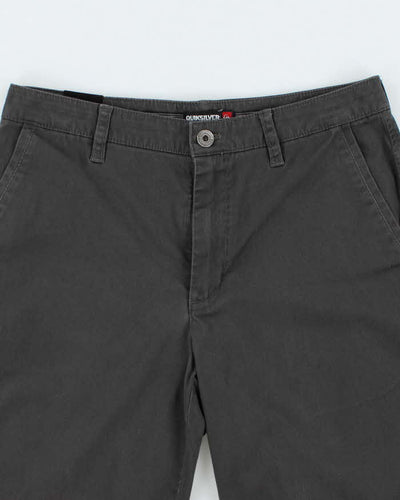 Quiksilver Charcoal Relaxed Shorts - W34