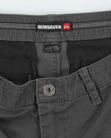 Quiksilver Charcoal Relaxed Shorts - W34