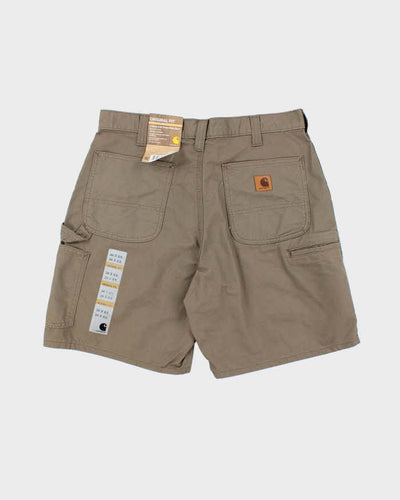 Vintage 00s Carhartt Deadstock Brown Cargo Workwear Shorts - W34