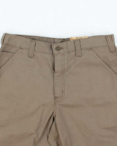 Vintage 00s Carhartt Deadstock Brown Cargo Workwear Shorts - W34
