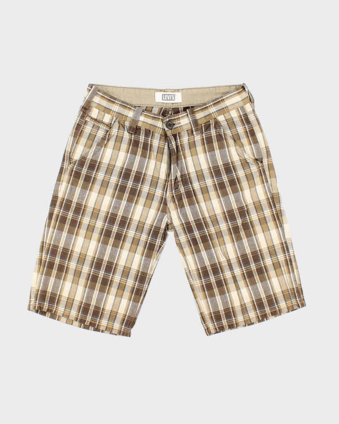 Vintage 00s Levi's Check Shorts - W32