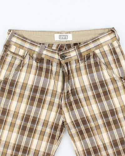 Vintage 00s Levi's Check Shorts - W32