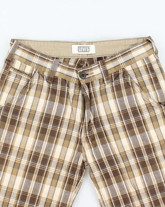 Vintage 00s Levi's Check Shorts - W32