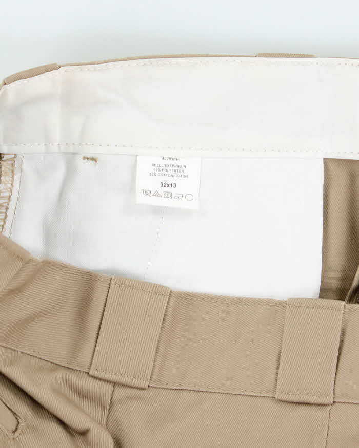Vintage Y2k Dickies Beige Baggy Shorts - W32 L13