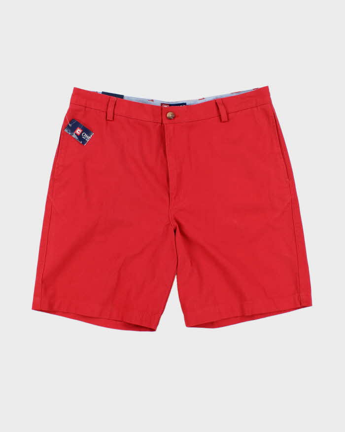Chaps Deadstock Red Shorts - W36