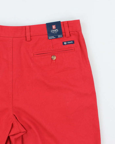Chaps Deadstock Red Shorts - W36
