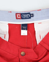 Chaps Deadstock Red Shorts - W36