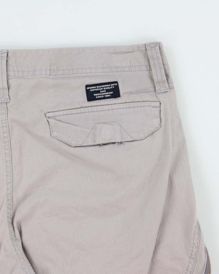 Vintage Armani Exchange Zipper Cargo Shorts - W30