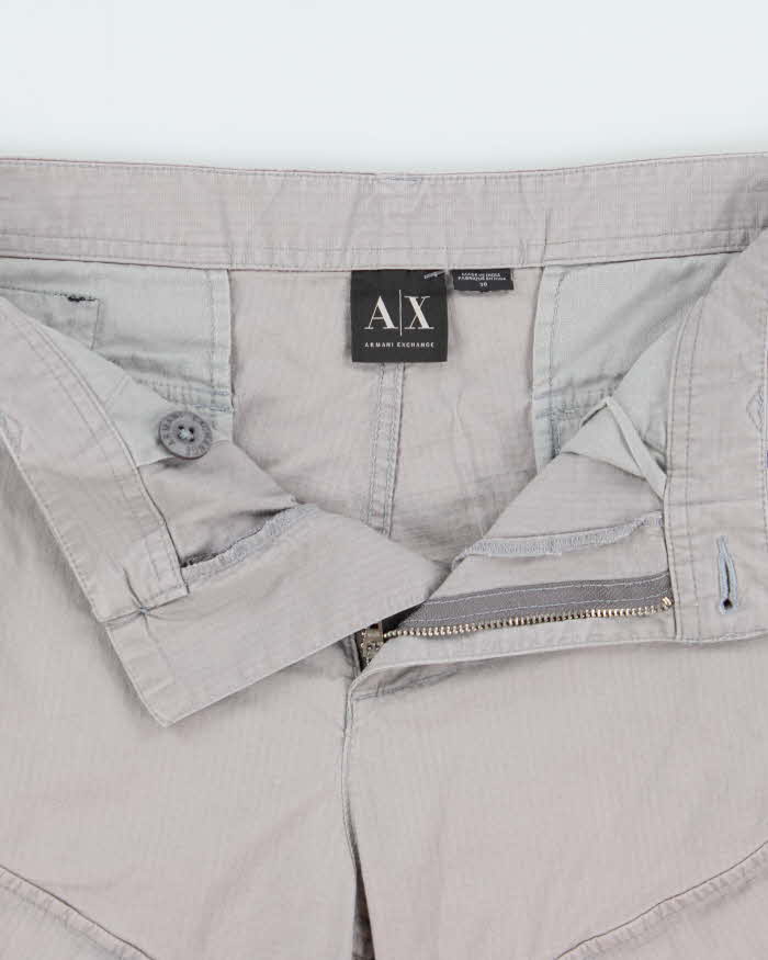 Vintage Armani Exchange Zipper Cargo Shorts - W30