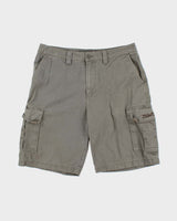 Vintage Y2K 00s Quiksilver Khaki Loose Fit Canvas Cargo Shorts - W34