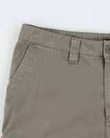 Vintage Y2K 00s Quiksilver Khaki Loose Fit Canvas Cargo Shorts - W34