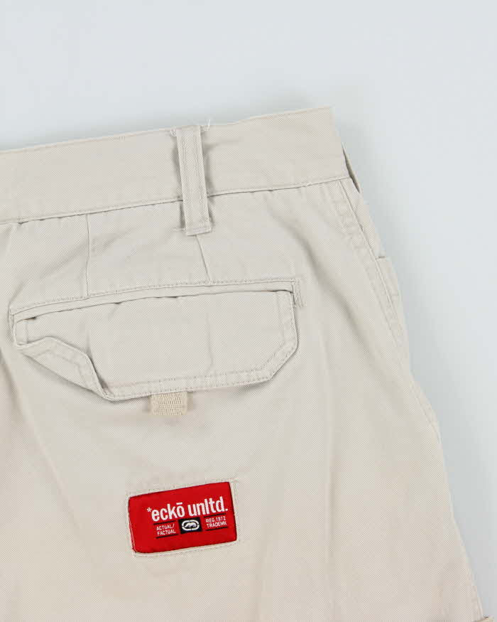 Vintage Y2K 00s Ecko UNLTD Baggy Fit Canvas Cargo Shorts - W38