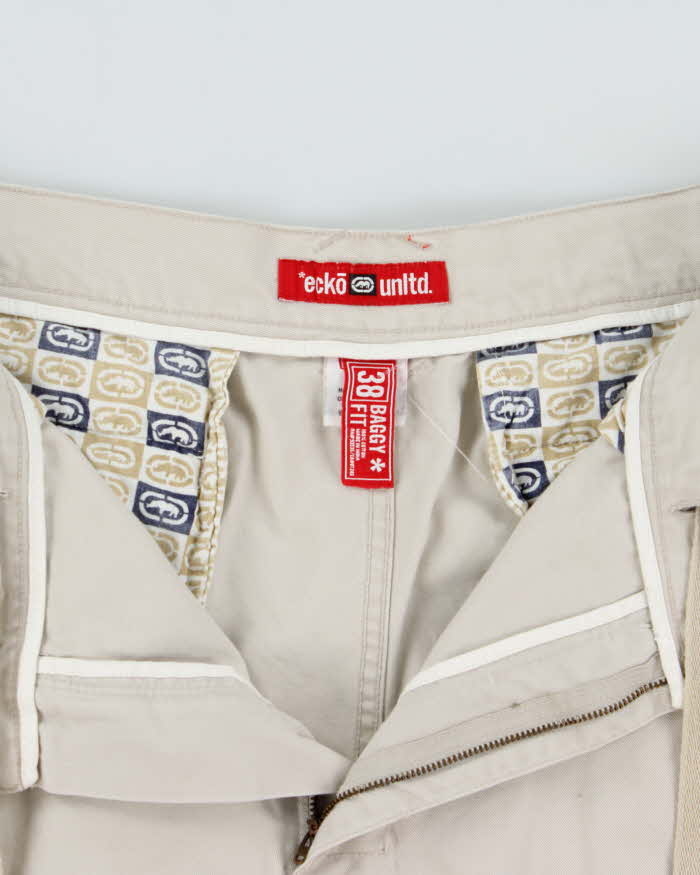 Vintage Y2K 00s Ecko UNLTD Baggy Fit Canvas Cargo Shorts - W38