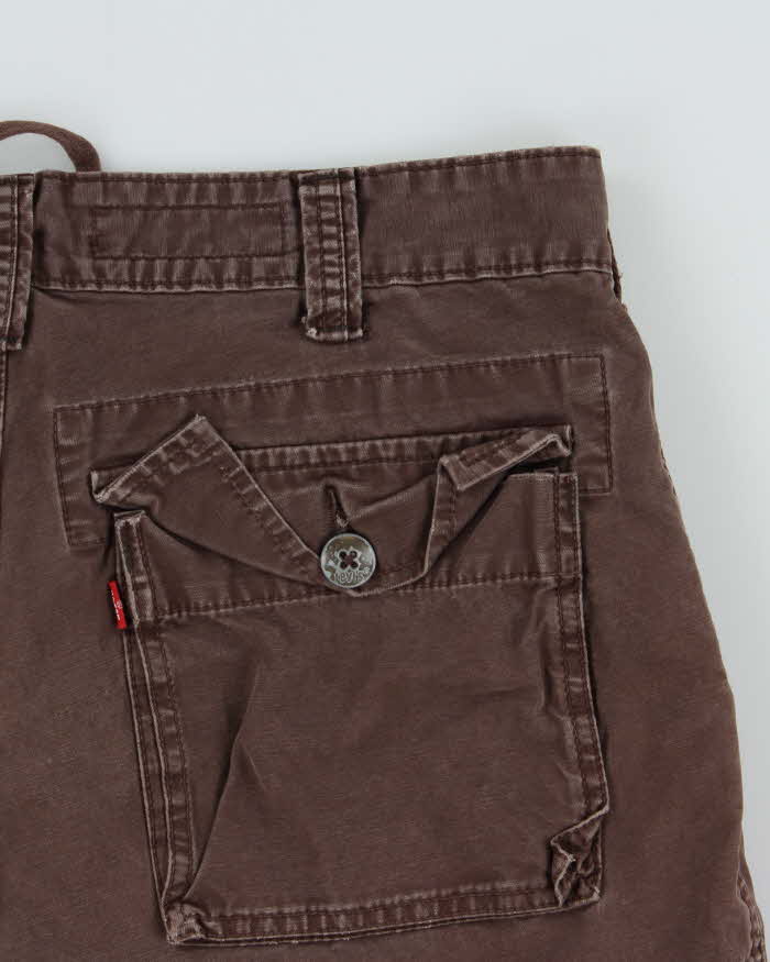 Vintage Y2K 00s Levi's Heavyweight Loose Fit Cargo Shorts - W35