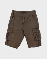 Vintage Calvin Klein Khaki Loose Fit Cargo Shorts - W33