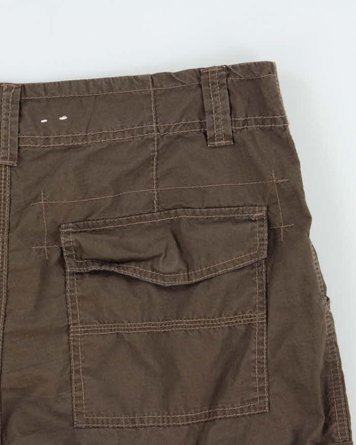 Vintage Calvin Klein Khaki Loose Fit Cargo Shorts - W33