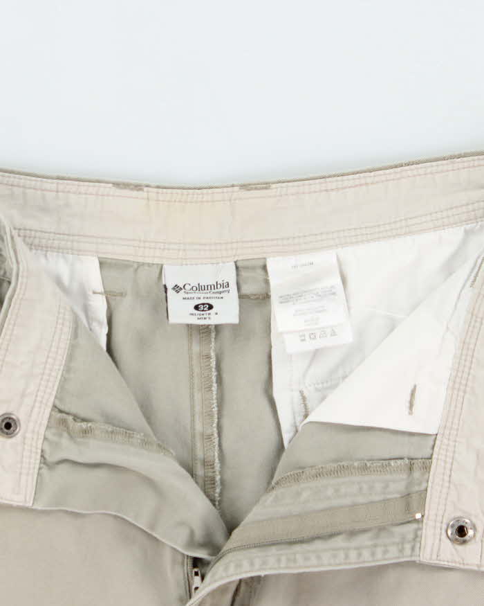 Vintage Y2K 00s Columbia Canvas Chino Cargo Shorts - W32