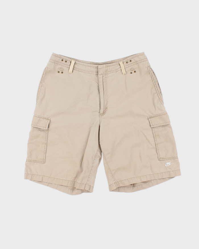 Vintage Y2K 00s Nike Canvas Baggy Cargo Shorts - W32