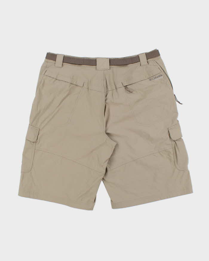 Vintage Y2K 00s Columbia Titanium Omni- Shield Khaki Baggy Fit Technical Cargo Shorts - W36