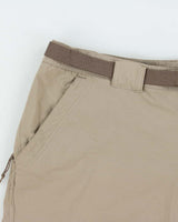 Vintage Y2K 00s Columbia Titanium Omni- Shield Khaki Baggy Fit Technical Cargo Shorts - W36