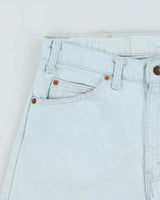 Vintage 1999 Levi's 505 Orange Tab Red Batwing Made In USA Denim Jorts - W33