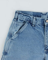 Vintage Carhartt B13 Dungaree Fit Distressed Denim Carpenter Jorts - W30