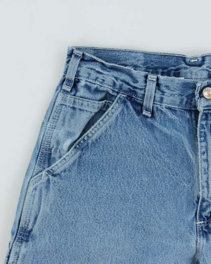 Vintage Carhartt B13 Dungaree Fit Distressed Denim Carpenter Jorts - W30
