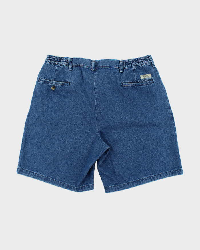 Vintage Y2K 00s Wrangler Pleated Baggy Fit Denim Bermuda Shorts - W36