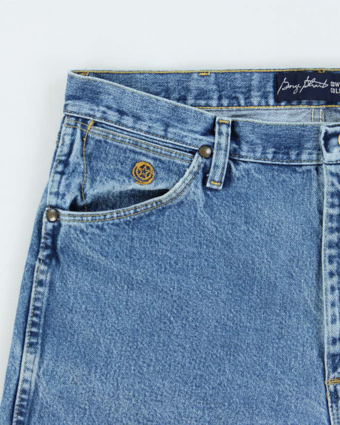 Vintage Y2K 00s Wrangler 13mgs Cowboy Cut Denim Jorts - W34