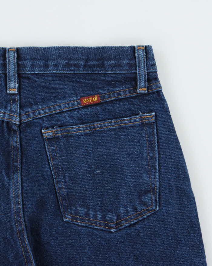 Vintage 1990s Rustler Relaxed Fit Indigo Denim Jorts - W28