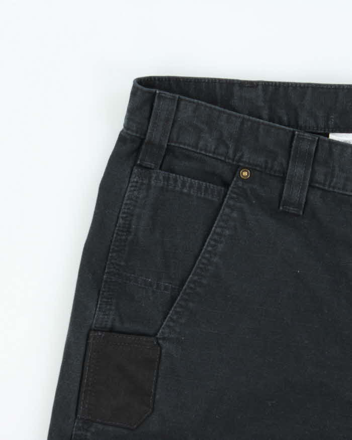 Vintage Carhartt B357 Canvas Ripstop Relaxed Fit Carpenter Cargo Shorts - W38