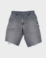 Vintage Carhartt B11 Canvas Relaxed Fit Distressed Carpenter Shorts - W32