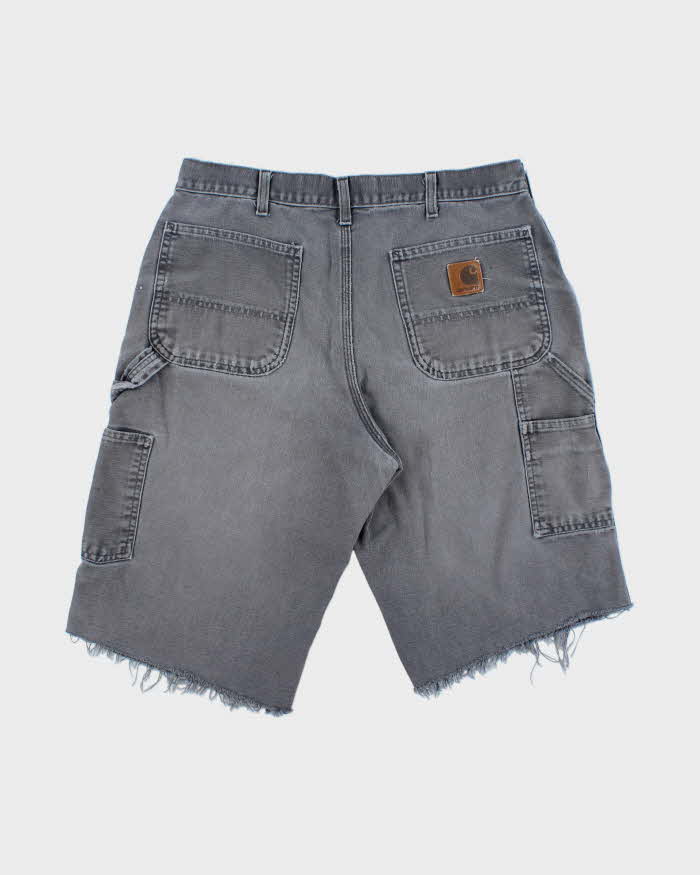 Vintage Carhartt B11 Canvas Relaxed Fit Distressed Carpenter Shorts - W32