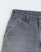 Vintage Carhartt B11 Canvas Relaxed Fit Distressed Carpenter Shorts - W32
