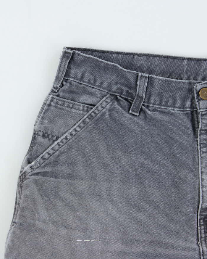 Vintage Carhartt B11 Canvas Relaxed Fit Distressed Carpenter Shorts - W32