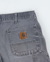 Vintage Carhartt B11 Canvas Relaxed Fit Distressed Carpenter Shorts - W32