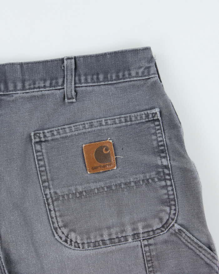 Vintage Carhartt B11 Canvas Relaxed Fit Distressed Carpenter Shorts - W32