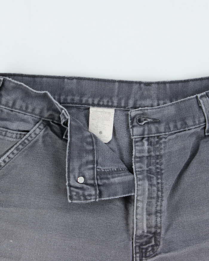 Vintage Carhartt B11 Canvas Relaxed Fit Distressed Carpenter Shorts - W32