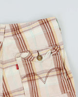 Vintage Y2K 00s Levi's Plaid Loose Fit Cargo Shorts - W34