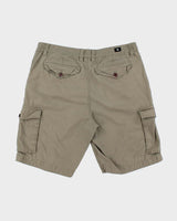 Vintage Y2K 00s DC Shoe Co. Khaki Canvas Baggy Fit Cargo Skater Shorts - W38