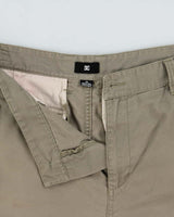 Vintage Y2K 00s DC Shoe Co. Khaki Canvas Baggy Fit Cargo Skater Shorts - W38