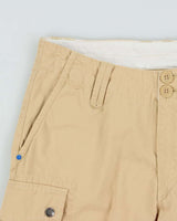 Vintage Y2K Adidas Originals Desert Khaki Embroidered Canvas Cargo Shorts - W29