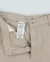 Vintage Carhartt B147 Tan Canvas Original Fit Cargo Carpenter Shorts - W36