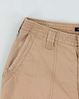Vintage Y2K 00s Nautica Desert Khaki Canvas Baggy Fit Cargo Shorts - W34