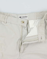 Vintage 1990s Columbia Canvas Multi Pocket Bermuda Shorts - W30