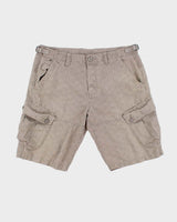 Vintage Y2K 00s Armani Exchange Patterned Relaxed Fit Cargo Shorts - W36